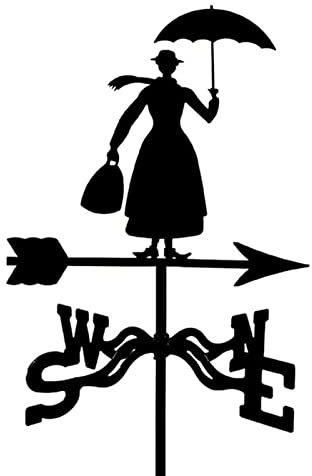 ANCNA DREI kleine Leute Metall-Wetterfahne, Edelstahl-Wetterfahne mit Dachhalterung, Windrichtungsanzeiger-Kit, dekorative Windfahne für Haus, Garage, Kuppel, Scheune, Garten, Stil 3