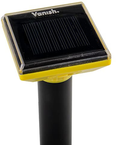 Vanish Solar-Maulwurfvertreiber MVT-2, Schallimpuls, max. 700 m² Wirkungsbereich, Solarbetrieb, IP65