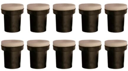 DAZZLEEX 10 ugelli per sabbiatrice da 3 mm punta per sabbiatura da 5 galloni