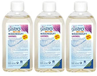 Schilling's gastro Global Wäscheduft für die Waschmaschine - Geruchsentferner mit Wäscheparfüm für die gesamte Waschladung- 3x500ml (Lavendel)