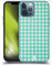 Head Case Designs Green Gingham-Patterns Soft Gel Case [Military Grade Protection] Compatible With Apple iPhone 13 Pro Max