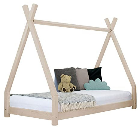 Kinder-Tipi-Bett NAKANA 140 x 200 Beige