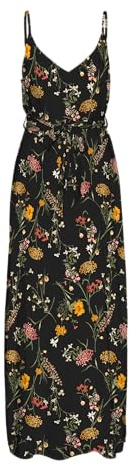 VERO MODA Vmeasy Joy Slit Maxi V-Neck Dress WVN Ga