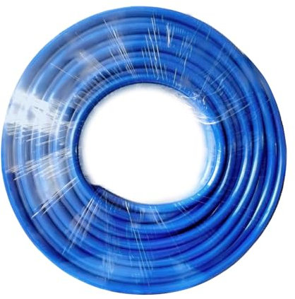 VerRich Pneumatic Tubing Pipe Pu Hose,Blue 14mm OD x 10mm ID 262 FT(80 Meters) Air Compressor PU Air Hose Line Tube