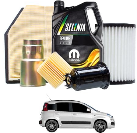 Tagliando per FIAT Panda 1.2 51 kw - 3 Lt di Selenia + 3 Filtri anno 2012<>2023