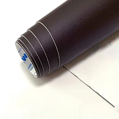 1 Stück Leder Reparatur Set Patch KitSelbstklebende PU Leder Reparatur Tape Patch Erste Hilfe für Sofa Auto Sitz Möbel Jacken Handtasche 40 X 300 CM LZ-Kaffee