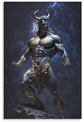 Griechische Mythologie Götter Poster Set (6) Wandkunst Poster Drucke Wohnkultur Bild Leinwand Gemälde Poster 20 x 30 cm