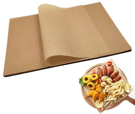 200 Stück Backpapier Zuschnitte, Pergamentpapier Rechteckig, Heavy Duty Butterbrotpapier, Backpapier Für Backen, Kochen, Dämpfen