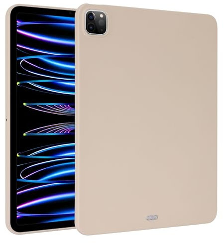 Schutzhülle für iPad Pro 33 cm (13 Zoll), M4 2024 7. Generation, schlank und leicht, TPU-Gummi, weiche Silikon-Schutzhülle, stoßfest, Tablet-Abdeckung für Pad Pro 13 Zoll M4 2024 (Beige)