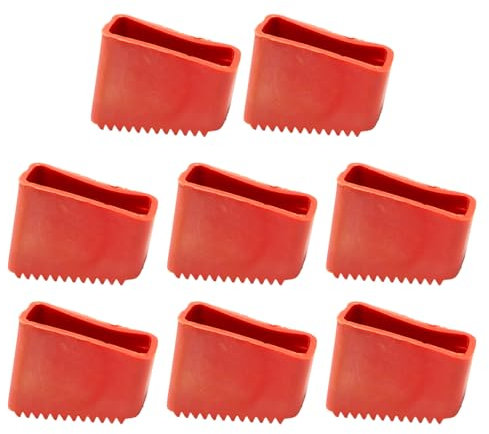 Sixfolo 8 Pièces Pied Escabeau 50x20 mm Pieds D'échelle en Caoutchouc Embout Escabeau de Remplacement Couvre-Pieds D'échelle Antidérapants pour éChelles Télescopiques