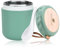 SMYJDMM Food Flask, 400 ml Stainless Steel Warming Container, Thermal Container for Food Portable Sealed Soup Cup Steel Food Jar with Spoon for Soups Food Baby Porridge Cereal for Work Travel
