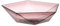 Fruit Bowl Large Capacity Geometric Unbreakable Plastic Snacks Salad Serving Bowls Trays for Home Kitchen (Dark Pink)