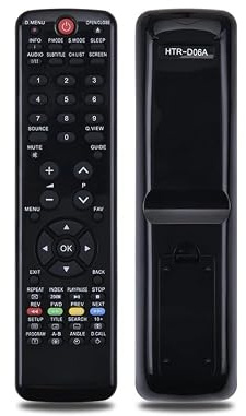 WKOLF HTR-D06A Telecomando di ricambio adatto per Haier TV L42M1 LT19Z6 LTF22Z6 LTF24Z6 LYF24Z6 L20C11W LE19Z6 LE22Z6 LE24Z6 LE19C600 LE24C600 LE29 C810C LE55B1381 LE22G610CF LE24G610CF LE29C810CF