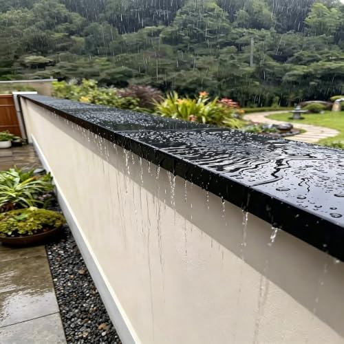 Mauerabdeckung Wetterfeste Mauerabdeckung Für Außenmauern (Brüstungen) Mit Einer Stärke