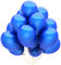 Blauer luftballons - 100% Reiner NATURLATEX - Premium Qualität - Latex Party Ballons - Metallic Ballons - Geburtstag Dekoration - Bunte Luftballons 25