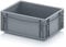 Auer Packaging Eurobehälter 30 x 20 x 12 Euro stapelbar 30x20x12 Lagerbox Eurobox kleine grau Aufbewahrungskiste Stapelbox für Kleinkram Transportbehälter