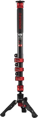 IFOOTAGE Cobra 2 A150 Monopode professionnel en aluminium pour appareil photo reflex numérique et caméscope 150 cm
