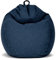 Green Bean Indoor Sitzsack mit 200 Liter mit EPS-Perlen Füllung Kuschelig Weich Waschbar - Drinnen Stoff Bodenkissen Liegekissen Sitzkissen Lounge - Dunkelblau