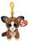 TY- Peluche, 2008063, Brun, 7 cm (Lot de 1)
