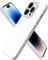 ORNARTO Compatible with iPhone 14 Pro Case 6.1, Slim Liquid Silicone 3 Layers Full Covered Soft Gel Rubber Case Cover 6.1 inch-White