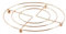 YSAMAX Stainless Steel Chrome Trivet, Round Table Ring Set, Trivet Holder Kitchen, Table Ring, Kitchen Heat Resistant Hot Pan Round Steamer Rack (1PCS)