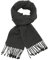 sy soul young Herren Herbst Baumwolle kariert Schal- Winter Jungen Warm Lange Scarf mit Luxuriöse eschenkbox(Quaste,Dark grau)