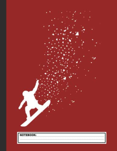 Snowboard - Freestyle Snowboarding Snowboarder Notebook: Snowboarding Snowboard Notebook Diary & Journal Book - Appreciation Gift Idea - 120 Lined Pages, 8.5x11 Inches