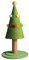 Rascador para gatos, juguete navideño para mascotas, rascador vertical resistente de árbol de Navidad.