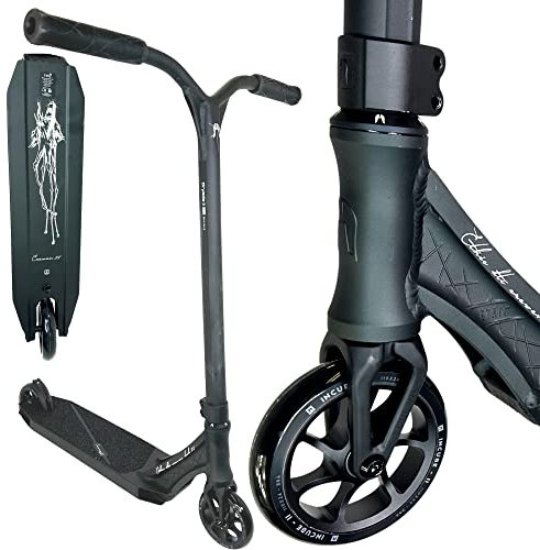 F26 Ethic DTC Erawan V2 Stunt-Scooter I S = Höhe 80cm I Leichter I Park I Hybrid I Street I Tret I Trick I Kinder I Roller I Lightweight I Freestyle Schwarz