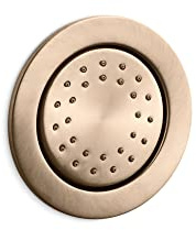 Kohler 77119-BV WaterTile Round 27-Nozzle Single-Function Body Spray, 1.0 gpm, Vibrant Brushed Bronze