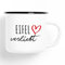 huuraa Emaille Tasse Eifel verliebt 300ml Vintage mit Namen deiner Lieblingsregion