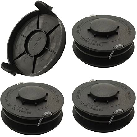 3405685 Ersatzschnurspule, 81 x 0,2 cm Grasfresserschnur und Kappe Ersatz für Ein-hell GC-ET 4530 Set RTV 400 RTV 550 RTV 550/1 (3 Spulen + 1 Kappe)