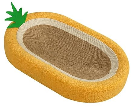 Cat Scratch Bed, Oval Cat Scratcher Wear-Resistant Large Diameter Sturdy Home