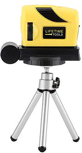 Nivel láser autonivelante con trípode, Punto/línea/cruz Herramienta de Ajuste de Alineación Vertical Horizontal de 360 grados Nivel Multifuncional con Trípode