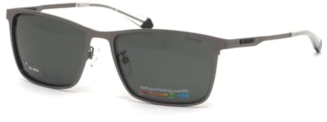 POLAROID Brille PLD 2159/G/S/X Größe 58-16 mm Matte Dark Ruthenium polarisiert