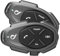 INTERPHONE TOUR HD - Doppio - Interfono Casco Moto Auricolari Stereo Alta Fedeltà 40mm, 4 Motociclisti, Distanza 1.5 Km, Autonomia 25 Ore, Fast Charge, TFT, Impermeabile IPX67