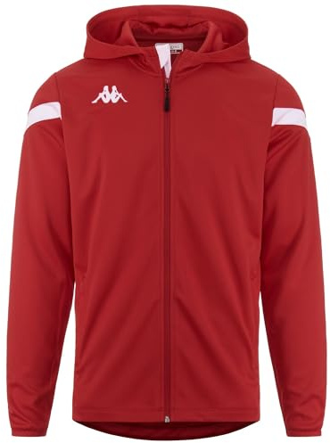 Kappa - Dolve Herrenjacke, rot / weiß, L