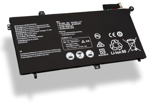 BLESYS 43.3Wh HB46K497ECW Battery for Huawei Matebook D 15 2018 PL-W09 PL-W19 MRC-W50 MRC-W50 MRC-W60 MRC-WX0 Series 15.6’ Laptop