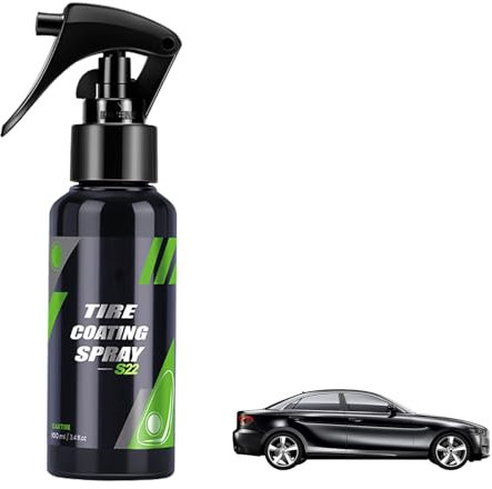 Spray brillant pour pneus, vernis brillant pour pneus,Spray de dressage de pneus - Agent de revêtement de pneus, vernis pour pneus de voiture, agent de brillance pour pneus pour une protection et une