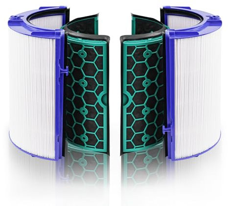 BAMBOOST Filtre HEPA compatible avec le purificateur d'air Dyson Pure Cool TP04 DP04 HP04 TP05 HP05 Pure Hot+Cool pour Dyson Pure Hot Cool 969048-03 969048-01