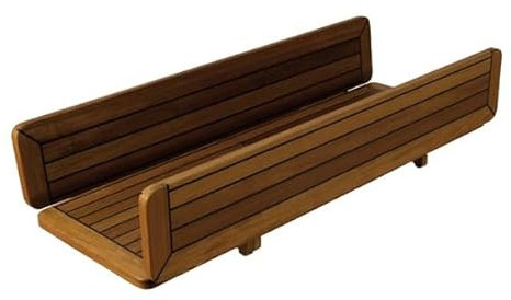 Boot & Motor Teak-Tischplatte 68x80cm
