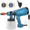 700W Electric paint sprayer for fences and sheds with 2 Nozzles & 3 Patterns & 1L Detachable Tank Handheld HVLP Paint Sprayers for walls and ceilings for Home DIY Painting, Sheds, Cabinet, Furniture