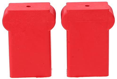 DOITOOL Ladder Wall Protection Pads ： 2PCS Ladder Top Protector Caps End Protectors for Balanced Easy Install Sturdy ，red