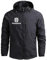 ECTOUMOL Herren Klassische Jacken Outdoor Abnehmbare Mütze Hus.q_varna Gedruckt Frühling/Herbst Casual Thin Sports Coat (black,XXL)