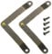 sourcing map 2Pcs 4.69x0.39 Folding Support Lid Hinges, Lift Up Lid Stay Hinge, 180 Degree Rotatable Metal Retro Hinges with Screws for Wooden Cases Boxes Display Trunk Chest, Bronze