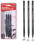 Charcoal Pencils for Drawing, 3-Pack All-Charcoal Art Pencils, Black Art Pencil Ideal for Artists & Beginners, Sketching, Shading, Blending, Portrait, Professional Artwork, Vine & Willow Effect