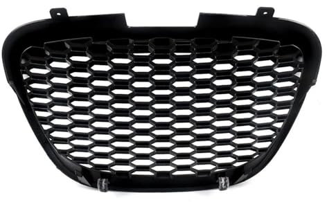 Nonuiny Rejilla Delantera Superior del Capó del Coche Rejilla Carreras Parachoques Rejilla Central Malla Panal para Seat para Leon MK2 1P1 2006-2009 Rejillas Delanteras