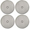 KESOTO de Filtres Réutilisables pour Presse Française, Accessoires En Acier, Diamètre 10.2 Cm