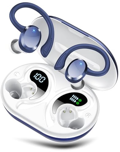 Cuffie Bluetooth Sport, 2026 Nuovo Auricolari Bluetooth 5.4 con 4 ENC Cancellazione Rumore Microfono, 68 Ore Cuffie Wireless con Stereo Hi-Fi , Impermeabile IP7 Cuffie Wireless per Android/iOS