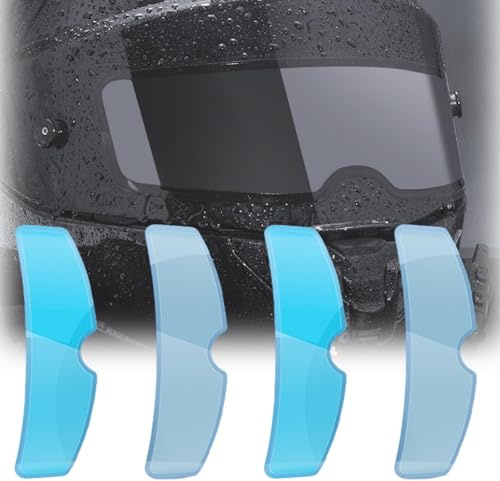 LYZPD 4 Stück Motorrad Helm Schutzfolie für HJC Rpha 70 ST | Antibeschlag Regen Schutzfolie Transparente HD Schutzfolie,B